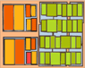 Top view of Storage Lockers